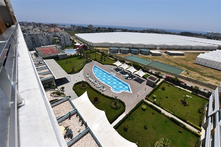 1+1 Wohnungen zur Miete in einem Komplex mit Hotelinfrastruktur in Avsallar