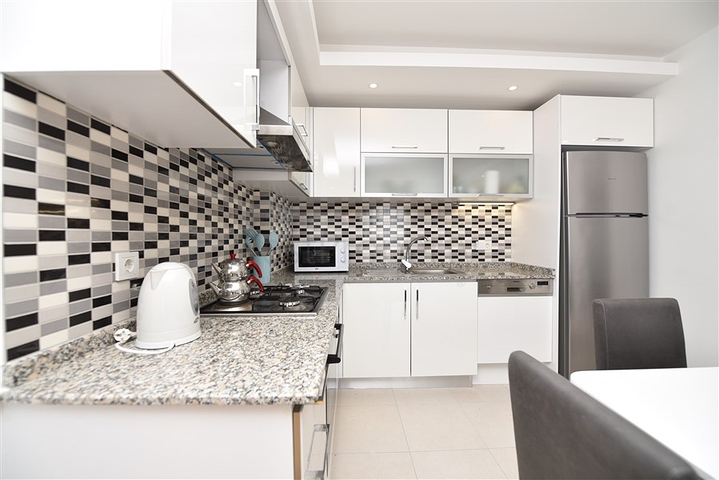 1+1 Wohnungen zur Miete in einem Komplex mit Hotelinfrastruktur in Avsallar