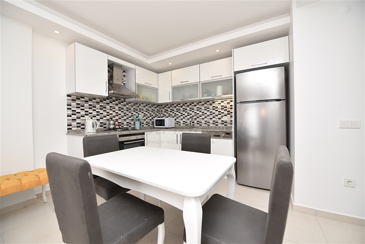 1+1 Wohnungen zur Miete in einem Komplex mit Hotelinfrastruktur in Avsallar