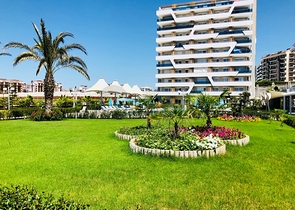 1+1 Wohnungen zur Miete in einem Komplex mit Hotelinfrastruktur in Avsallar