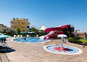 1+1 Wohnungen zur Miete in einem Komplex mit Hotelinfrastruktur in Avsallar