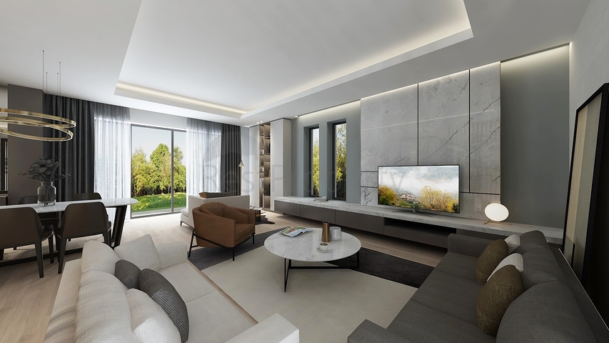 Villen in der Endphase des Baus in Konyaalti 