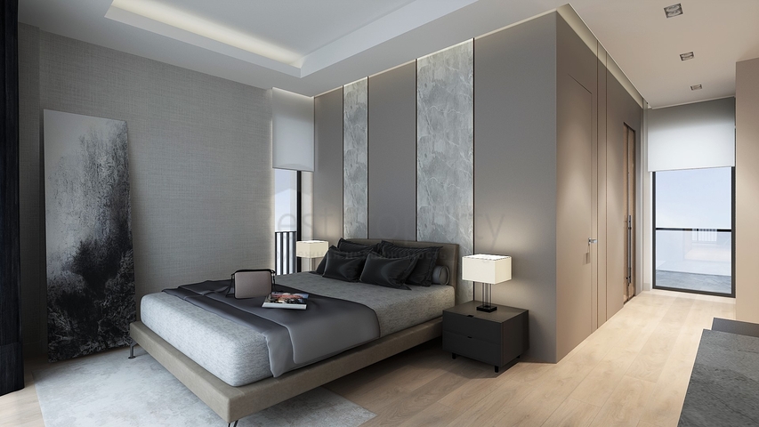 Villen in der Endphase des Baus in Konyaalti 