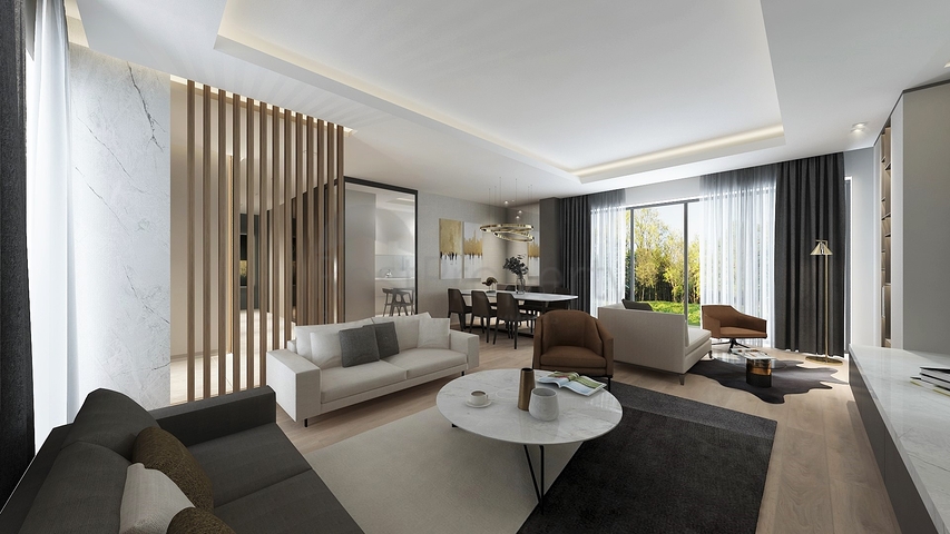 Villen in der Endphase des Baus in Konyaalti 