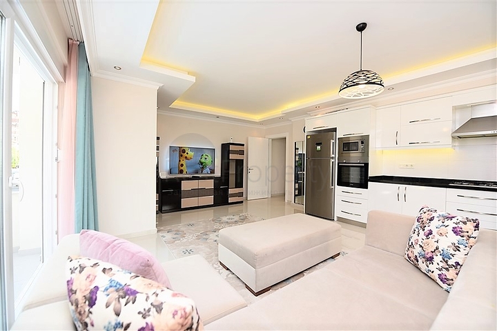 Geräumige 2+1 Wohnung zur Miete im europäischen Bezirk von Alanya