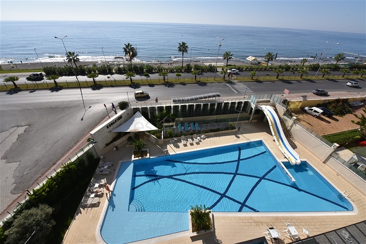 1+1 Wohnung zur Miete in einem gut ausgestatteten Komplex.