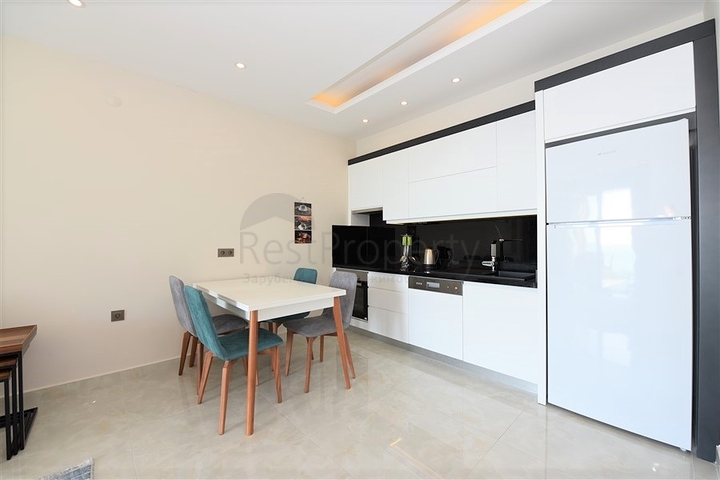 1+1 Wohnung zur Miete in einem gut ausgestatteten Komplex.