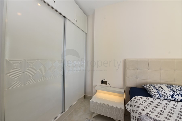 1+1 Wohnung zur Miete in einem gut ausgestatteten Komplex.