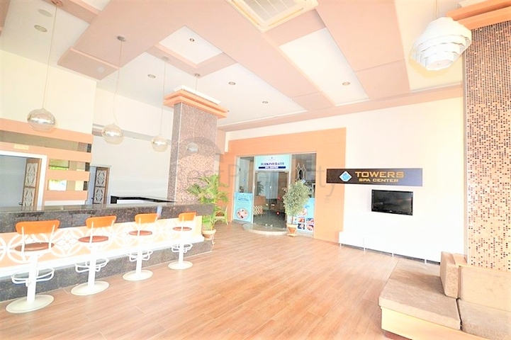 Möblierte Wohnung mit zwei Schlafzimmern zur Miete.