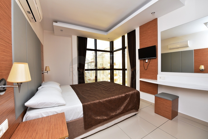 Möblierte Wohnung mit zwei Schlafzimmern zur Miete.