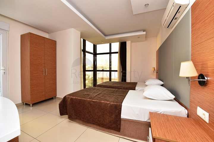 Möblierte Wohnung mit zwei Schlafzimmern zur Miete.