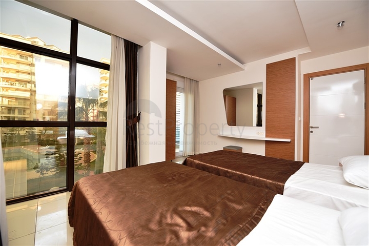 Möblierte Wohnung mit zwei Schlafzimmern zu vermieten