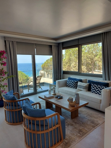 Komplex moderner Villen an der Ägäis in Bodrum