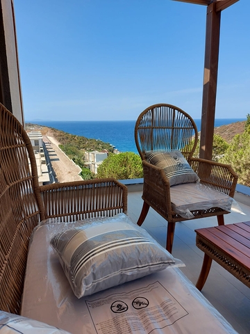 Komplex moderner Villen an der Ägäis in Bodrum