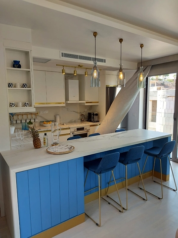 Komplex moderner Villen an der Ägäis in Bodrum