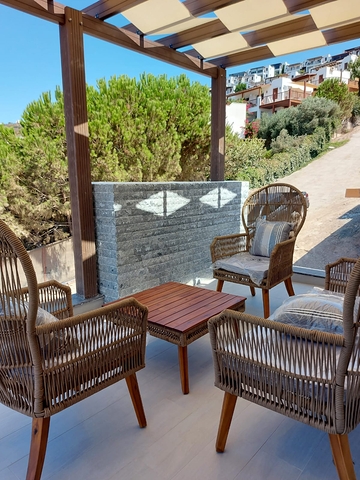 Komplex moderner Villen an der Ägäis in Bodrum