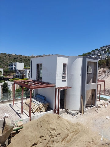 Komplex moderner Villen an der Ägäis in Bodrum