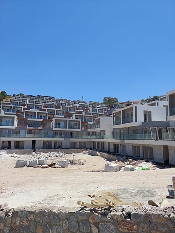 Komplex moderner Villen an der Ägäis in Bodrum