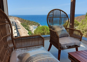 Komplex moderner Villen an der Ägäis in Bodrum