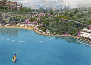 Komplex moderner Villen an der Ägäis in Bodrum