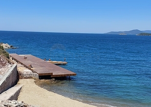 Komplex moderner Villen an der Ägäis in Bodrum