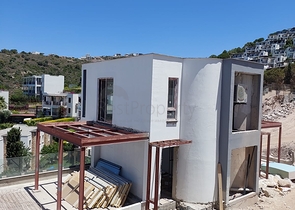 Komplex moderner Villen an der Ägäis in Bodrum