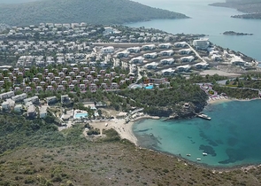 Komplex moderner Villen an der Ägäis in Bodrum