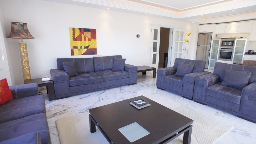 Möblierte Wohnung mit zwei Schlafzimmern zur Miete in Tosmur