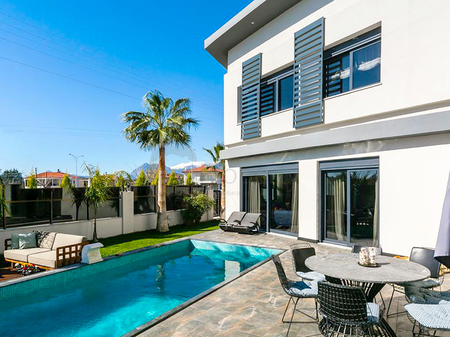Türkische Staatsbügerschaft:  Moderne freistehende Villa 4+1 in Dösemealti/Antalya