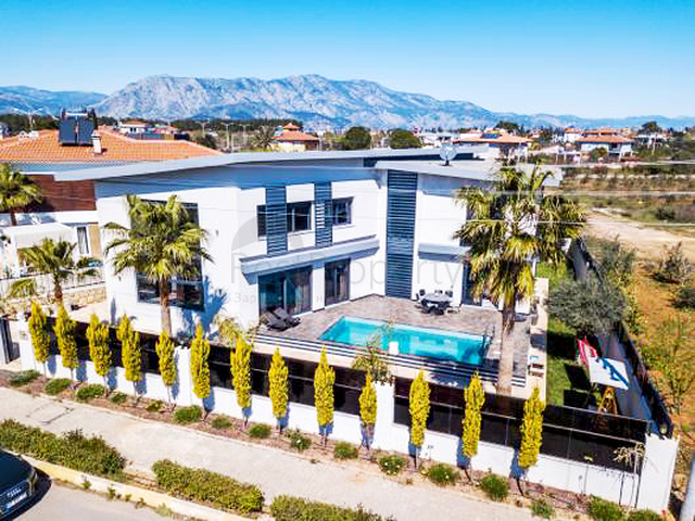 Türkische Staatsbügerschaft:  Moderne freistehende Villa 4+1 in Dösemealti/Antalya