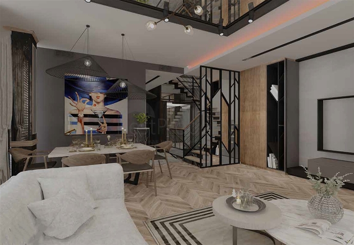 6+1 Luxusvillen in der Stadt Antalya