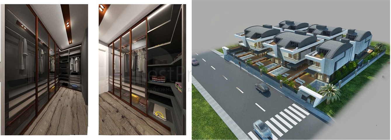 6+1 Luxusvillen in der Stadt Antalya