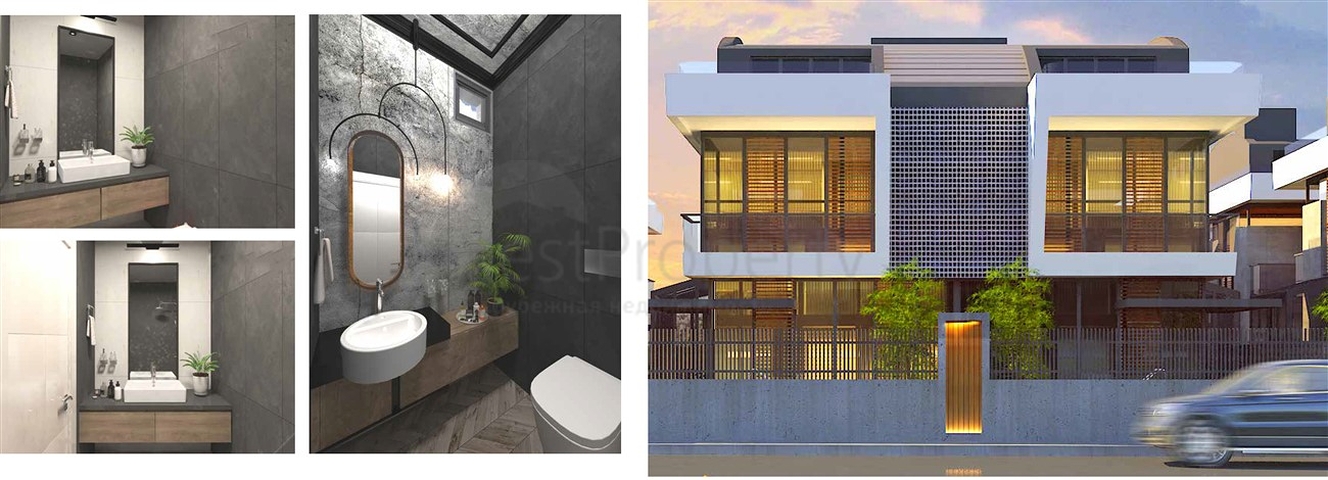 6+1 Luxusvillen in der Stadt Antalya