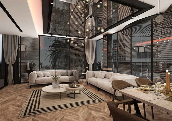 6+1 Luxusvillen in der Stadt Antalya