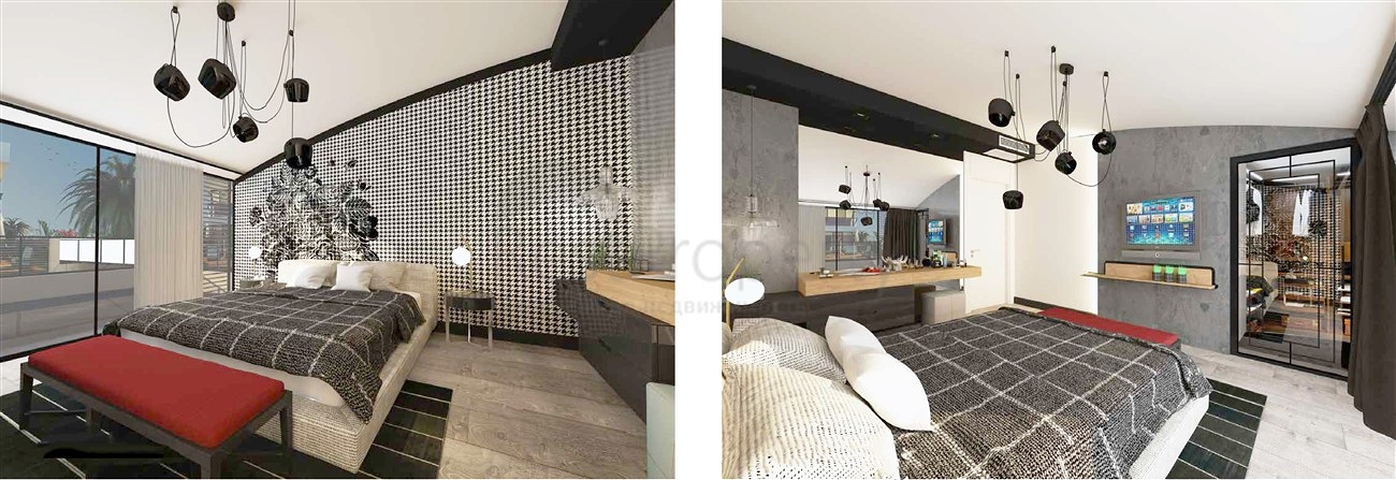 6+1 Luxusvillen in der Stadt Antalya