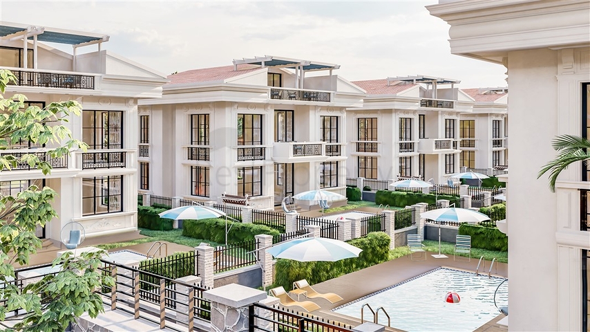 Villen zur Fertigstellung im Zentrum von Belek Villen zur Fertigstellung im Zentrum von Belek