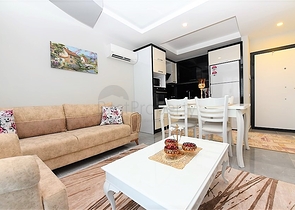 1+1 möblierte Wohnung in einem neuen Komplex 