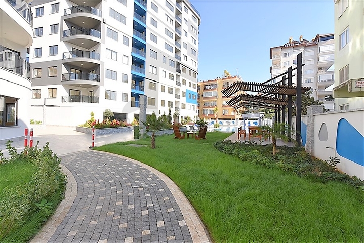 1+1 möblierte Wohnung im Zentrum von Alanya 