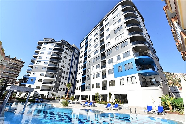 1+1 möblierte Wohnung im Zentrum von Alanya 