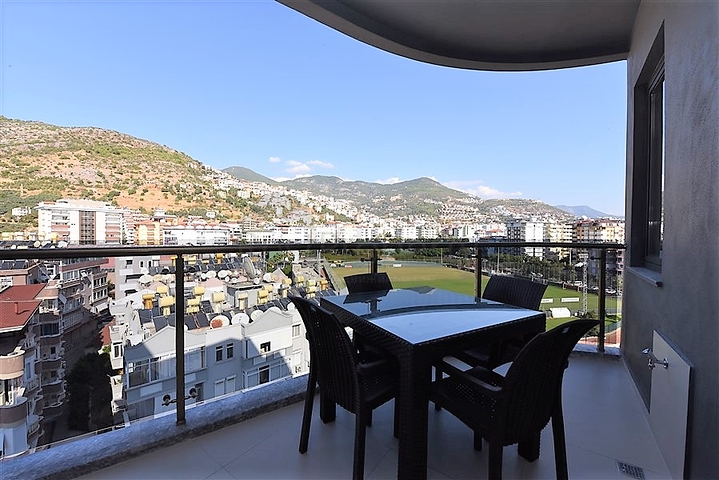 1+1 möblierte Wohnung im Zentrum von Alanya 