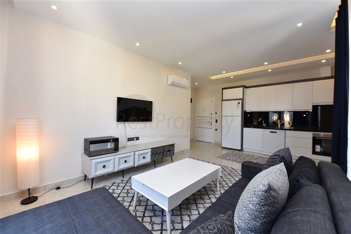 1+1 möblierte Wohnung im Zentrum von Alanya 