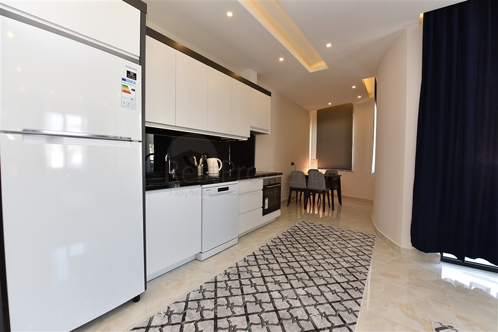 1+1 möblierte Wohnung im Zentrum von Alanya 