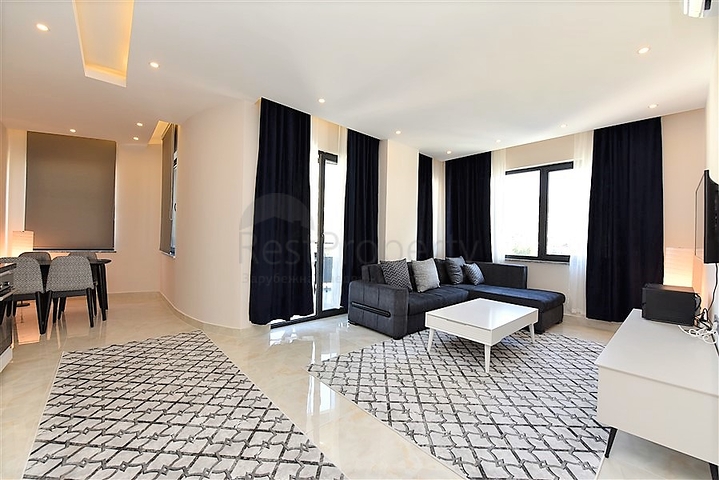 1+1 möblierte Wohnung im Zentrum von Alanya 