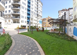 1+1 möblierte Wohnung im Zentrum von Alanya 