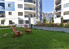 1+1 möblierte Wohnung im Zentrum von Alanya 