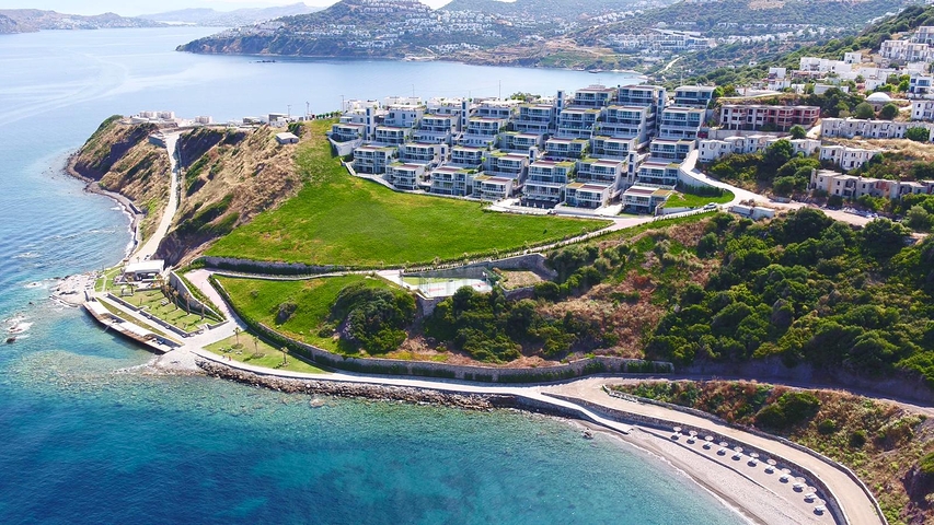 Komfortable Apartments mit Meerblick in der exklusiven Gegend von Gümüslük 