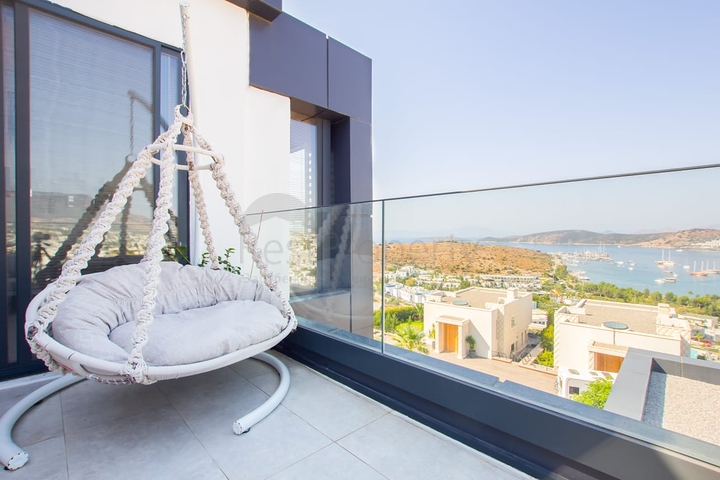 Erschwingliche Wohnungen im Zentrum von Bodrum mit Blick auf das Meer und die Stadt!