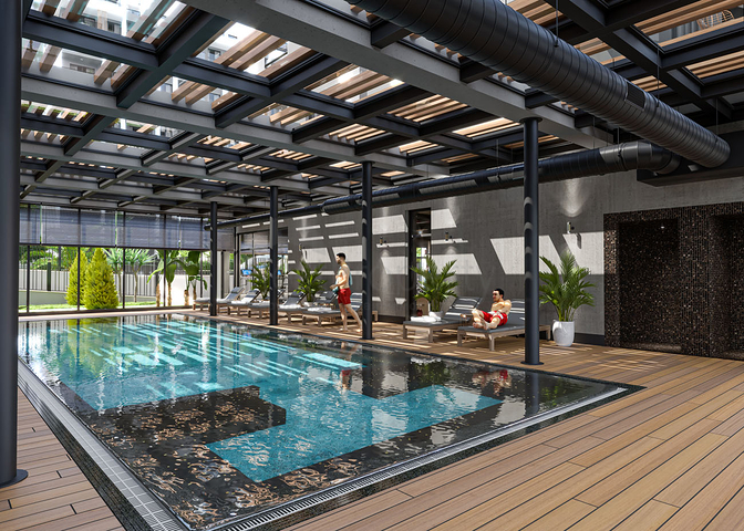 Wohnungen in der neuen Wohnanlage von Avsallar