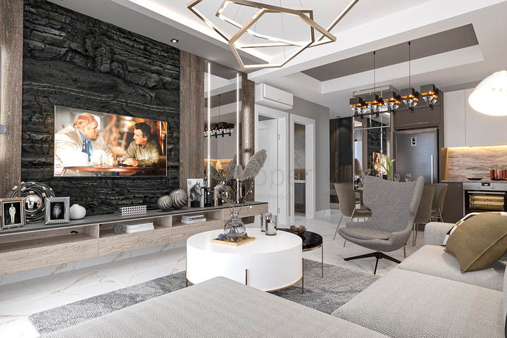 Wohnungen in der neuen Wohnanlage von Avsallar