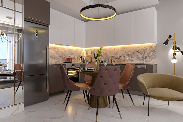 Wohnungen in der neuen Wohnanlage von Avsallar